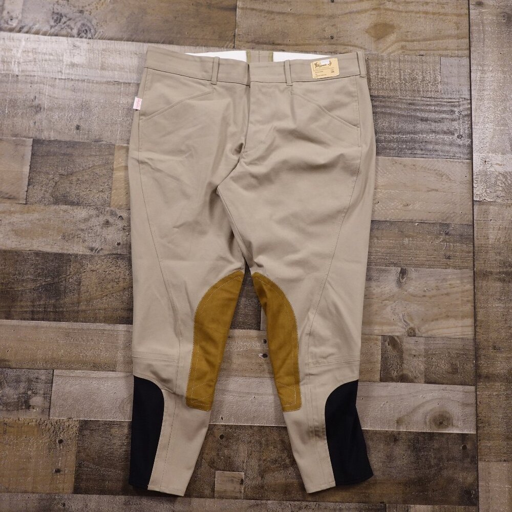 The Tailored Sportsman English Riding Breeches – Style #2962 Tan Men's Size 38R